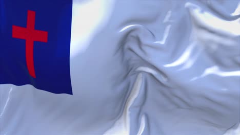 waving pentecostal flag