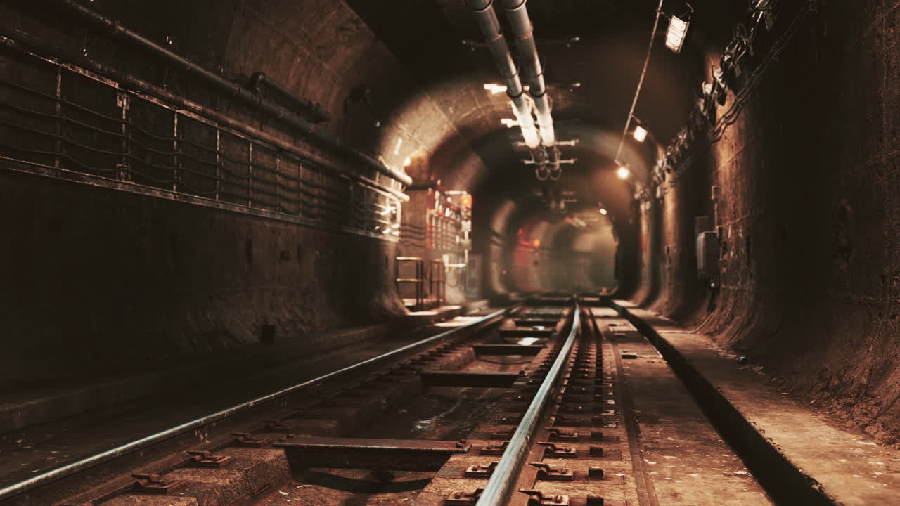 túnel profundo de metro en construcción