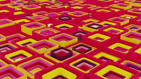 patrón geométrico abstracto de cuadrados anidados