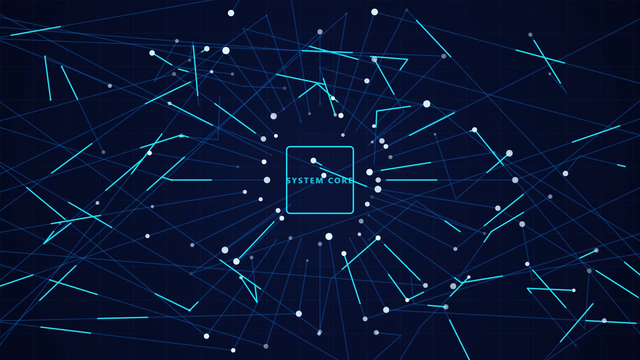 Digital netværksforbindelse med central systemkerne-node