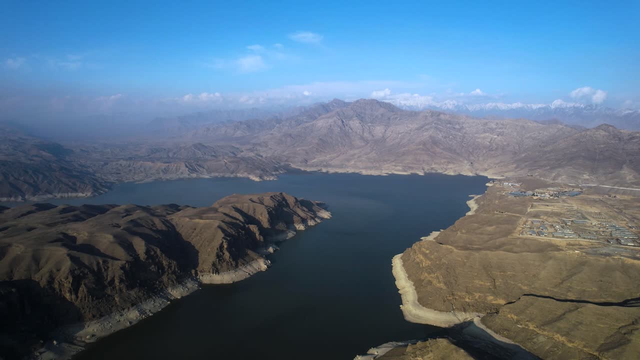 Drone footage from Band-e-Naghlu dam located in the Surobi District of Kabul, Afghanistan.? April ?29, ?2022