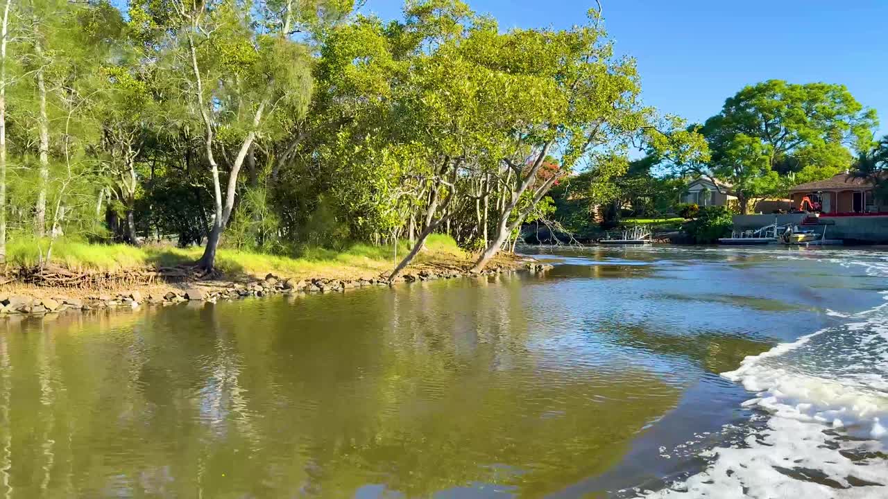 vista panorámica del río con vegetación exuberante