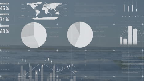 Animation-of-financial-data-processing-over-seascape