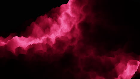 nubes de tormenta rojas místicas oscuras que fluyen en gradiente negro 2