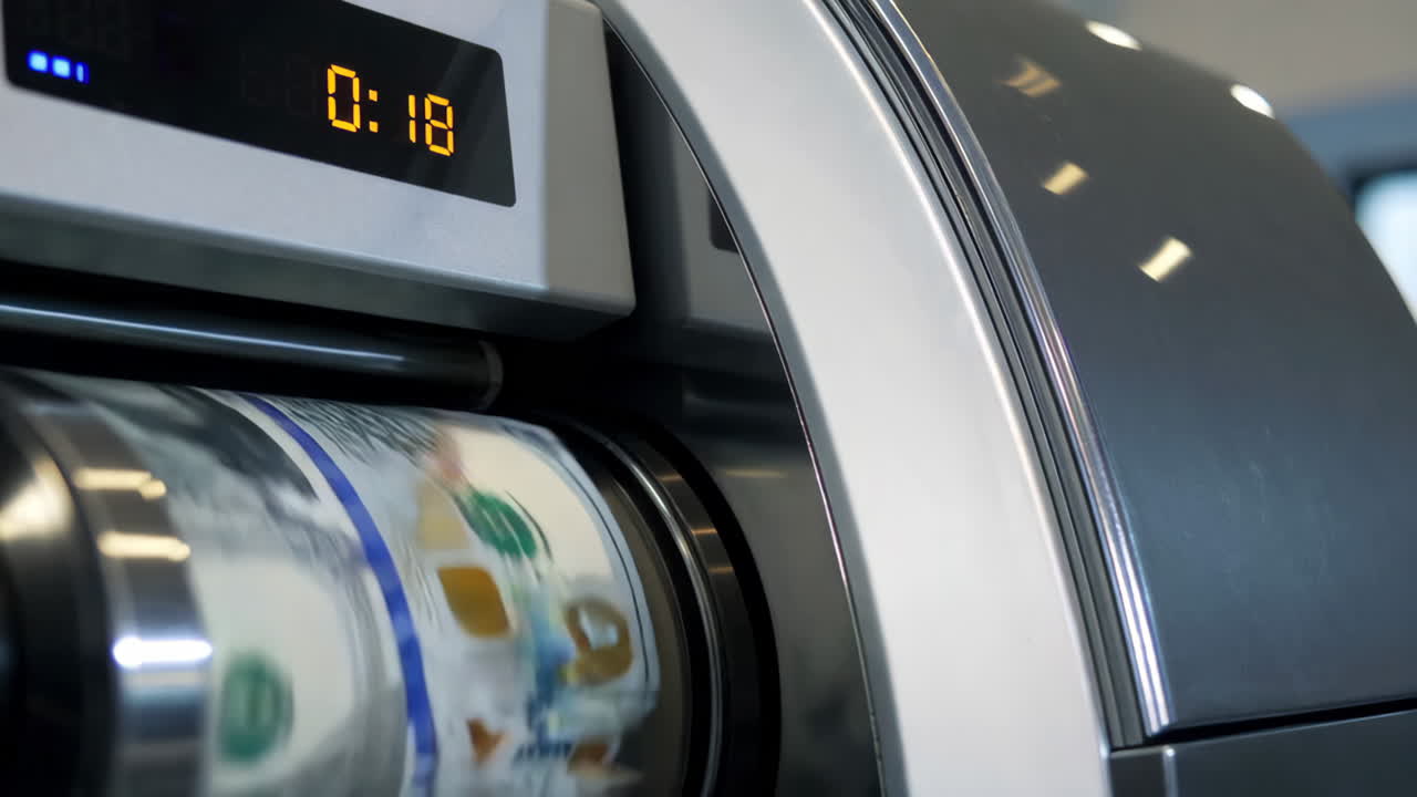 Automated Money Counter in Action