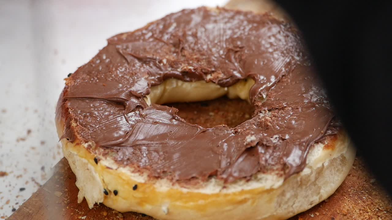 Chocolate Hazelnut Spread Donut