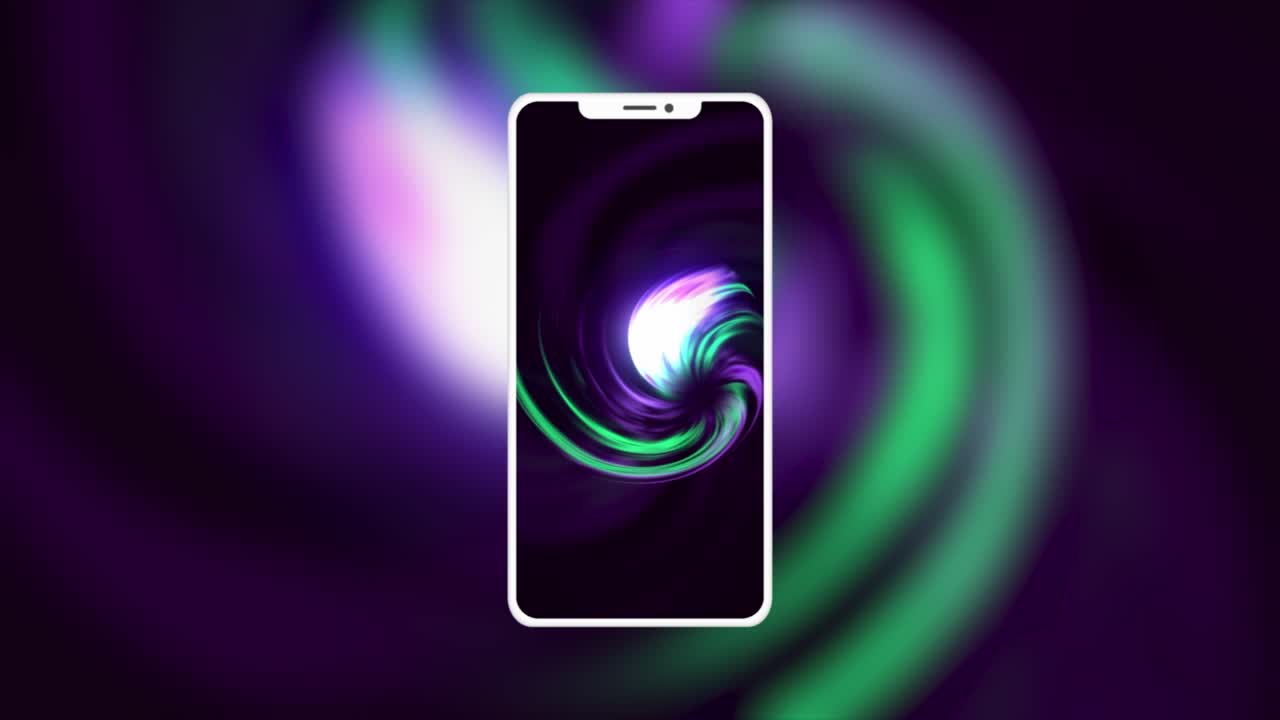 papel de pared de teléfono en espiral de la galaxia abstracta