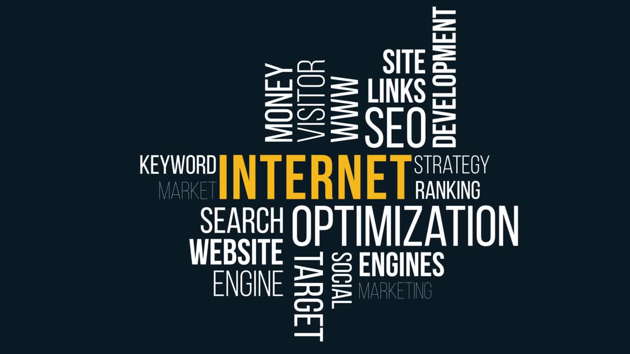 internet word cloud concept.
