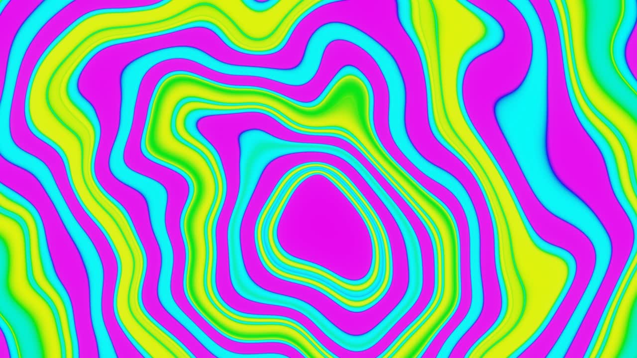 olas brillantes y multicolores que fluyen.