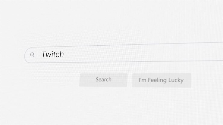 Ricerca di Twitch sul browser Internet