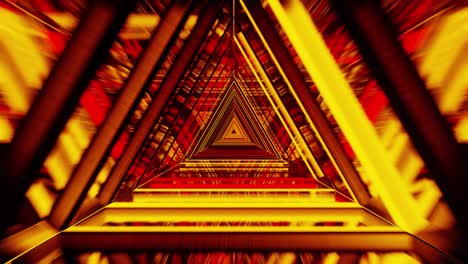 red fire triangle vj loop background