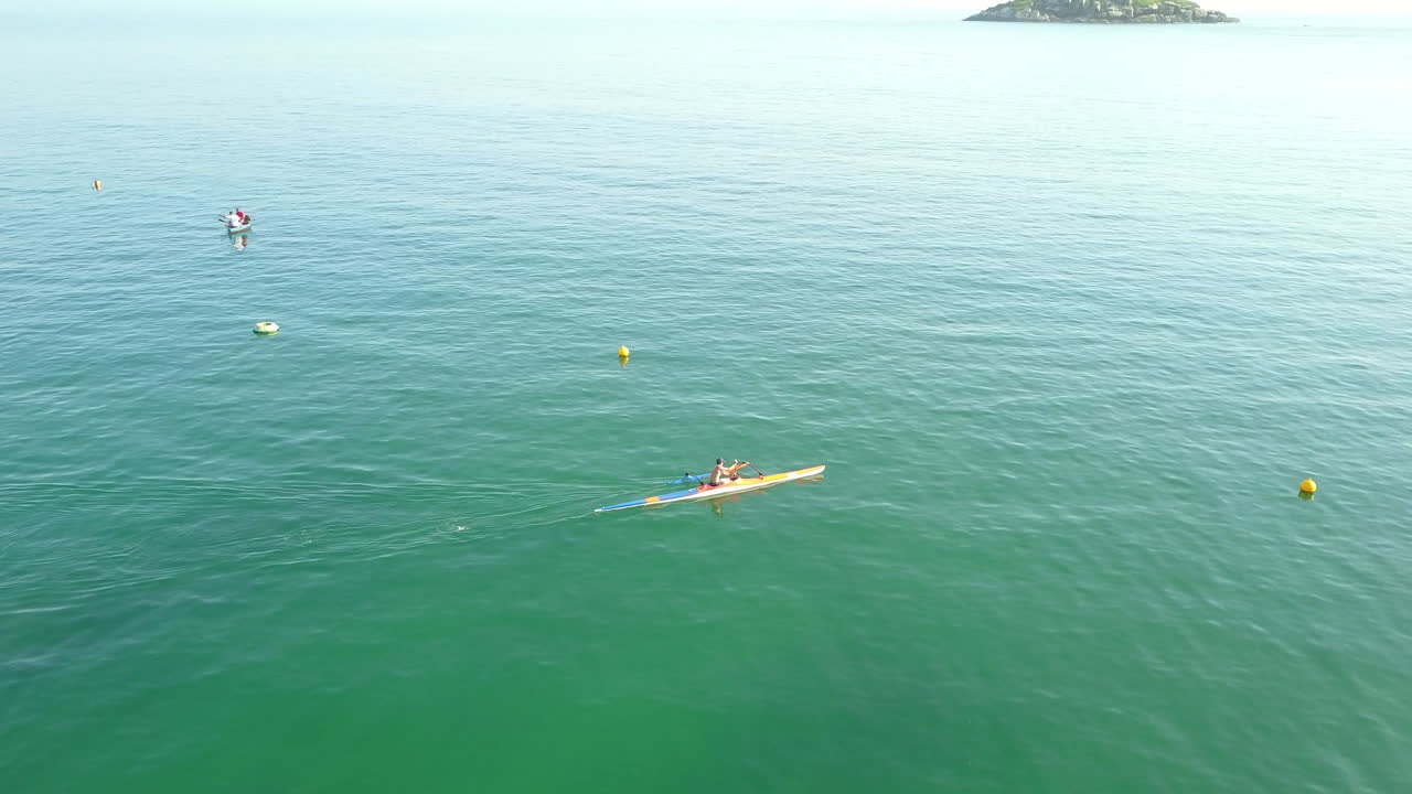Kayaking on the beaches of Buzios, Brazil