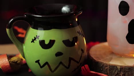 frascos espeluznantes de halloween