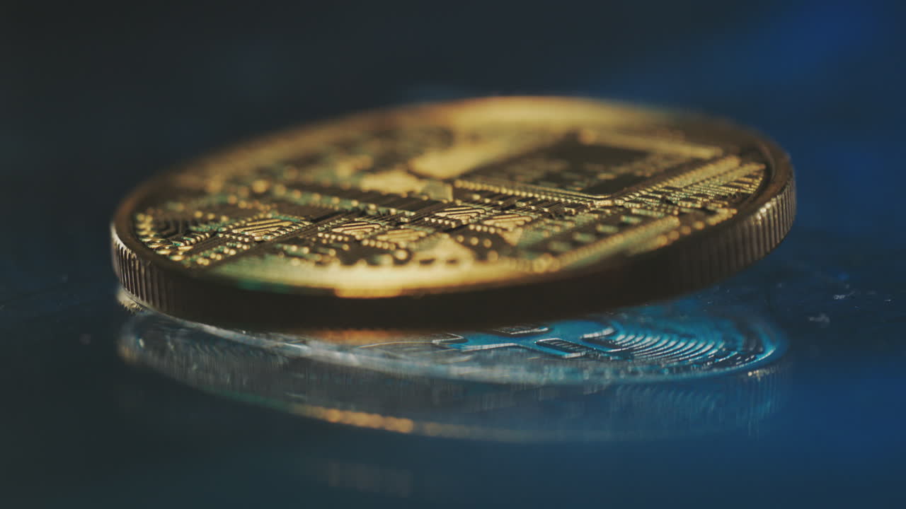 moneda de oro de bitcoin