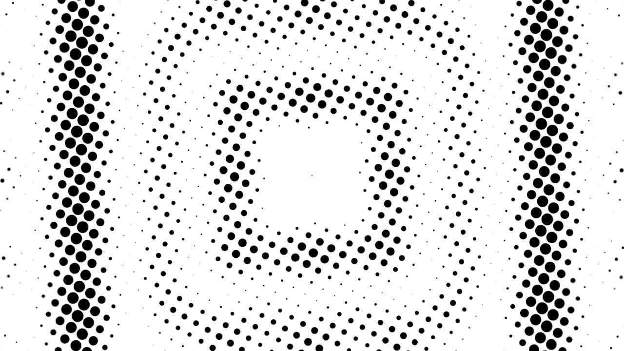 medio tono de muchos puntos, fondo abstracto generado por computadora, fondo de renderización 3d con efecto de ilusión óptica