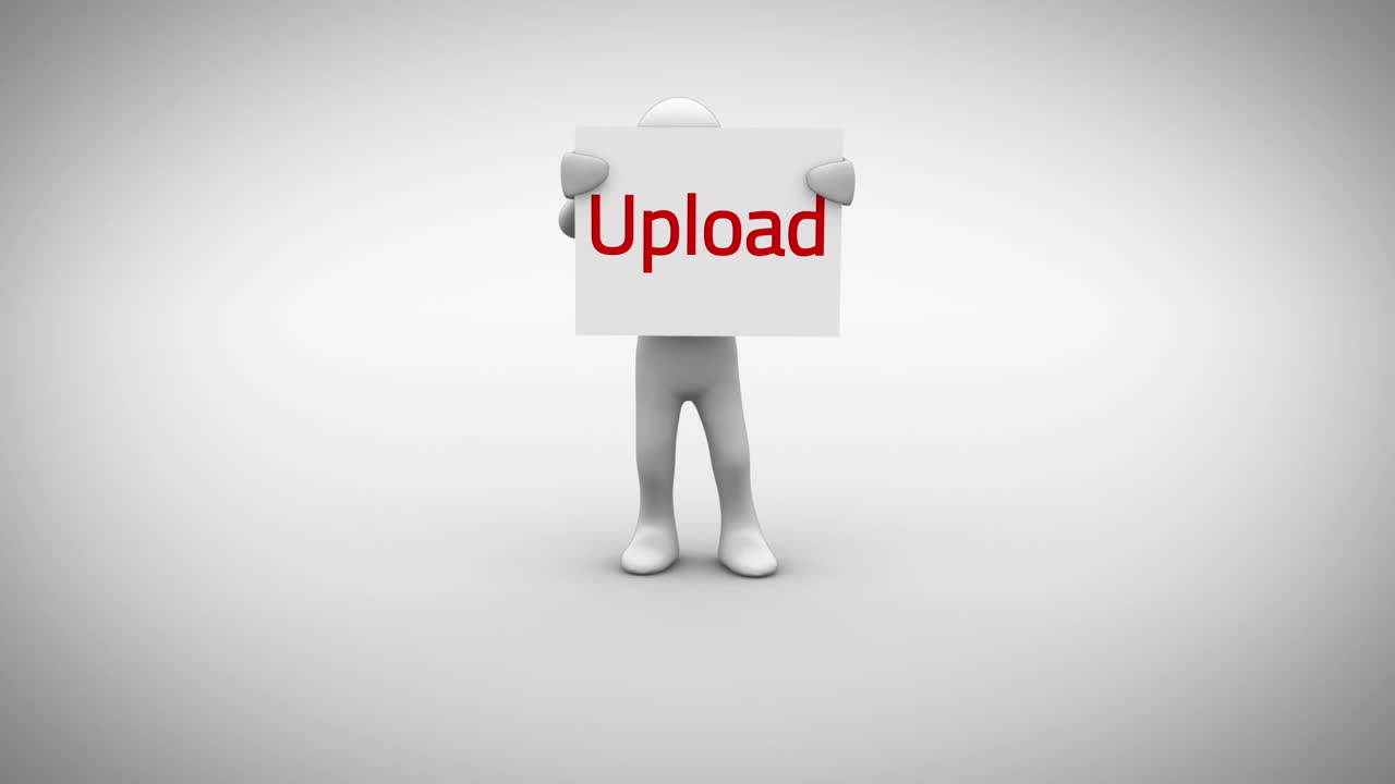 signo de carácter blanco que dice cargar