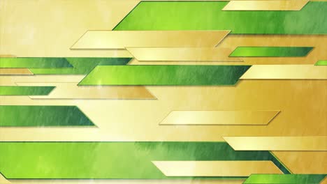 green and yellow grunge geometric abstract motion design