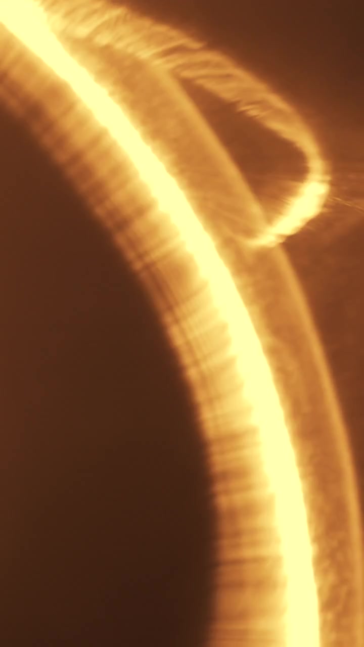 Vazamentos de Luz Dourada Abstratos e Reflexos de Lente