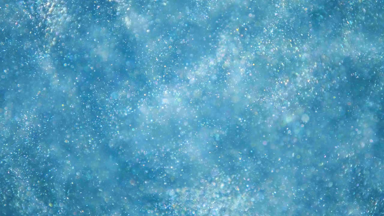 Elegant, detailed, and delightful bokeh and particles visuals with shallow depth of field underwater