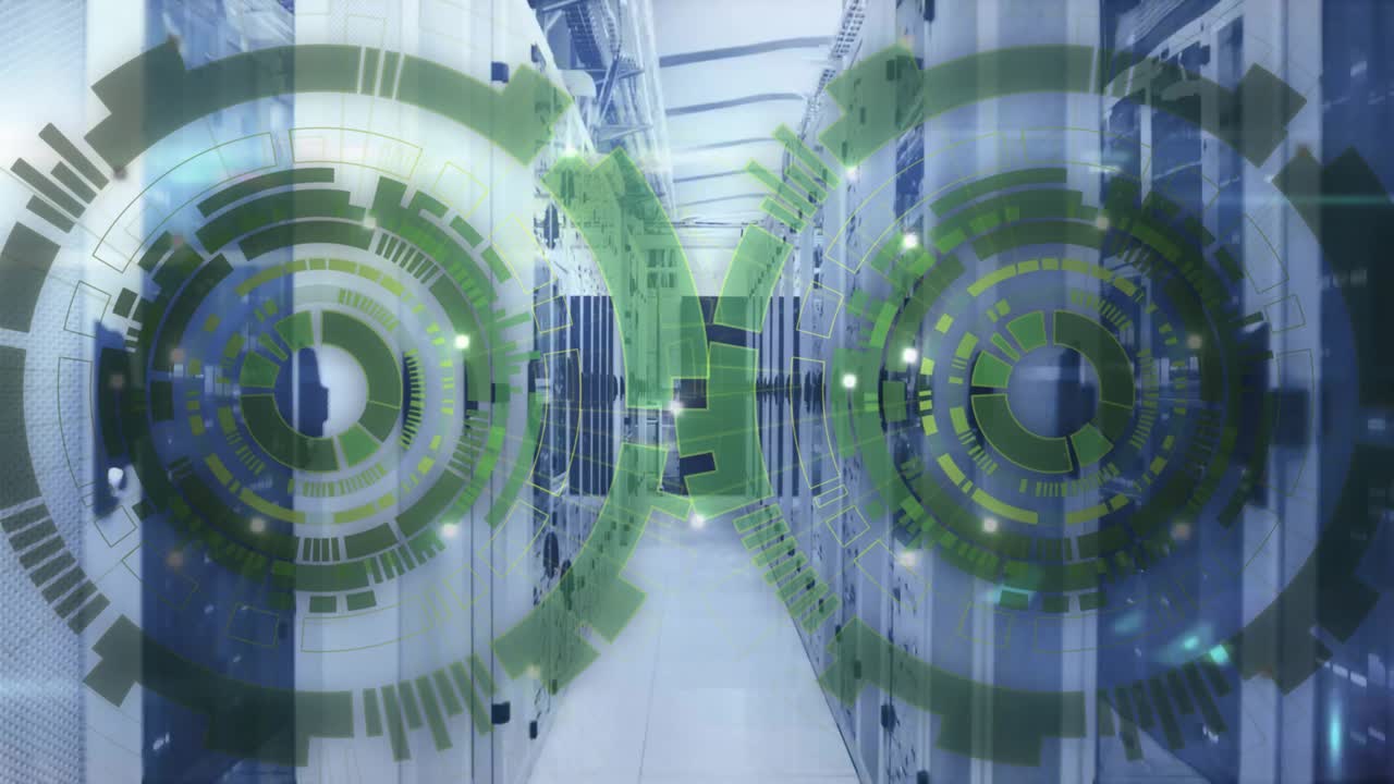 Animation of scopes with data processing over computer servers