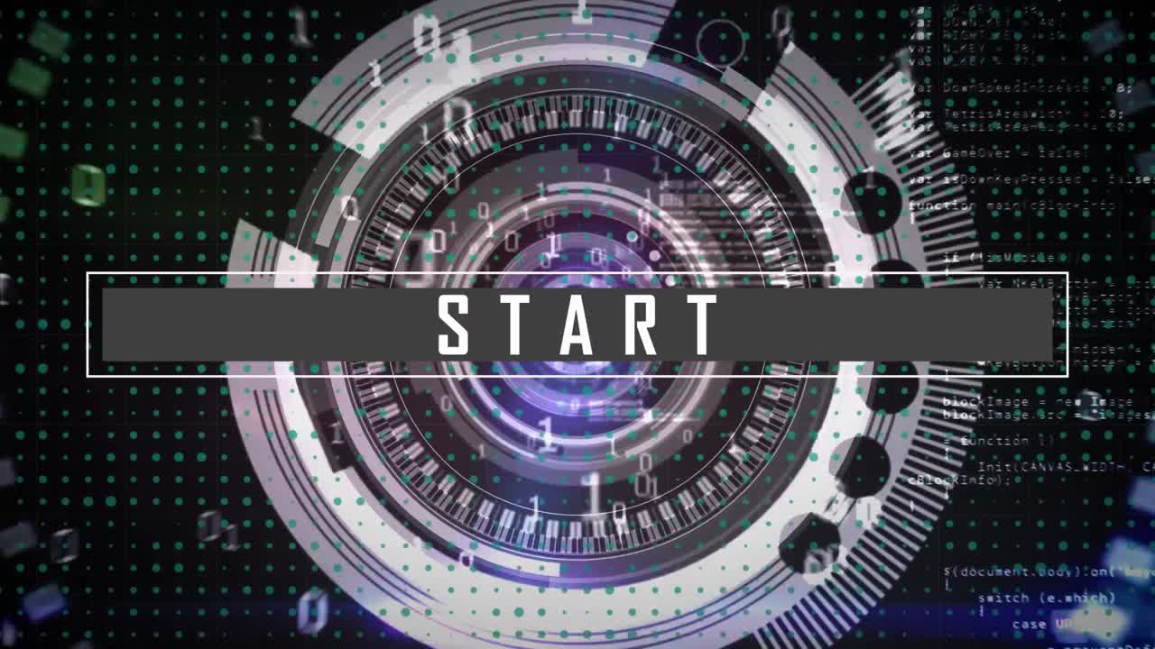 Start text against round scanner and data processing