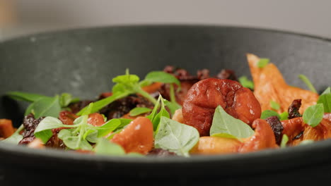 roasted chanterelle mushrooms with herbs