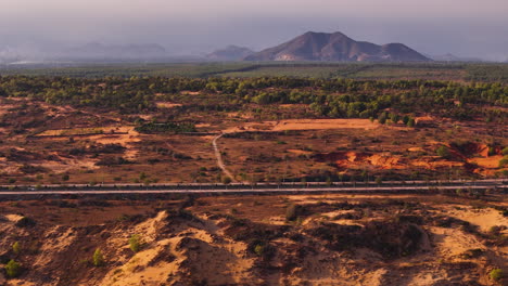 the sand dune highway in mui ne, vietnam