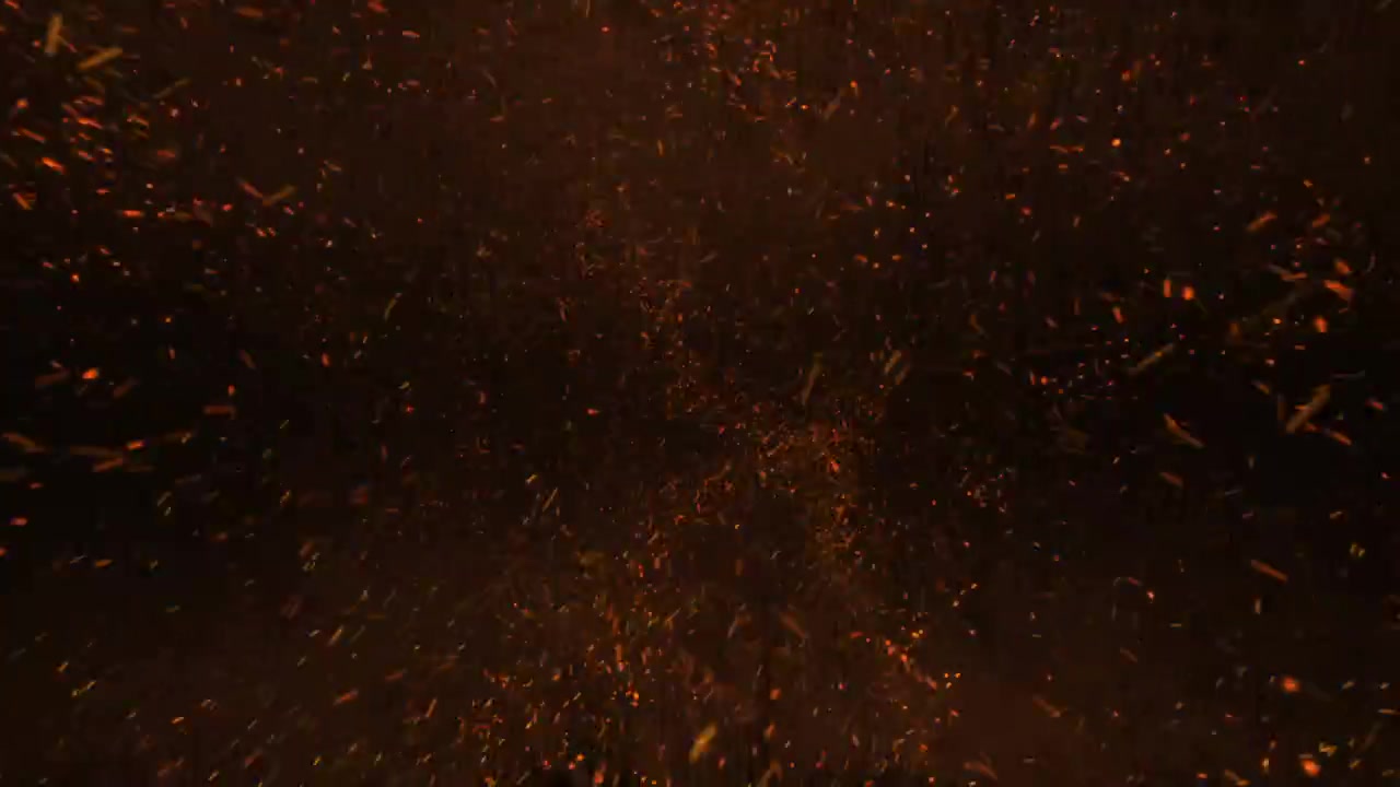 Digitally generated video of fire