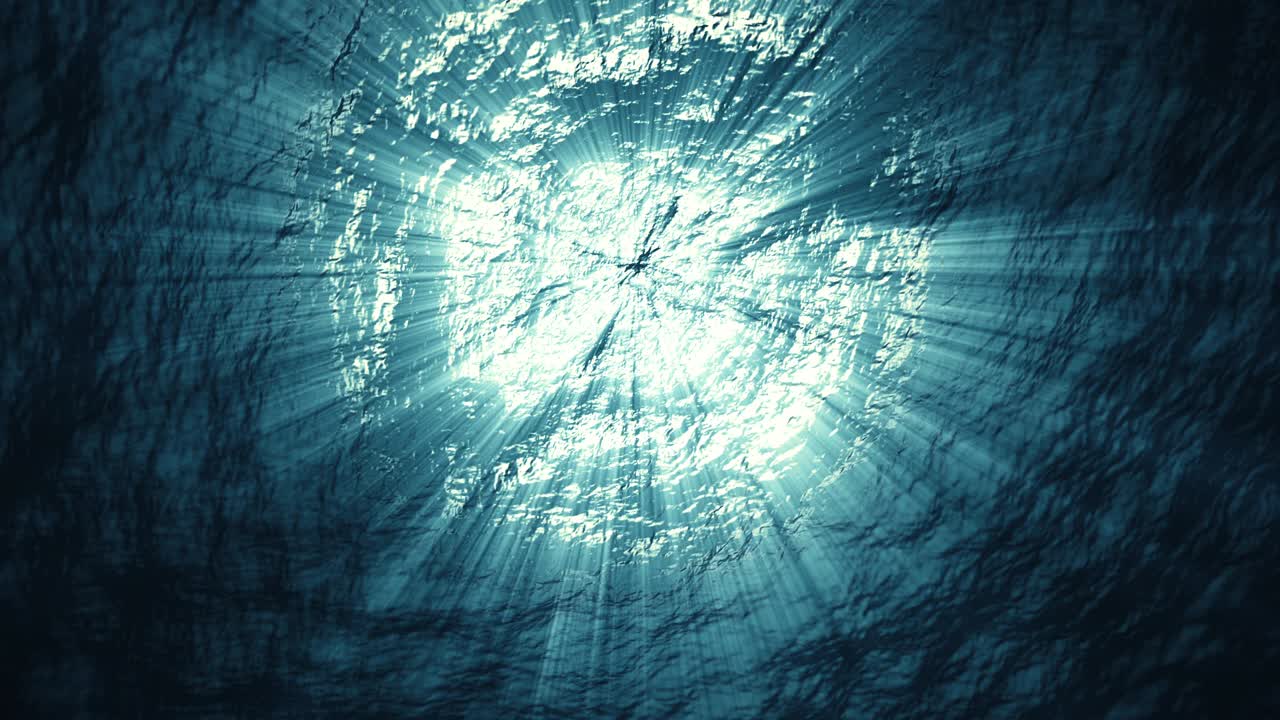 bucle sin costuras bajo el agua ligero