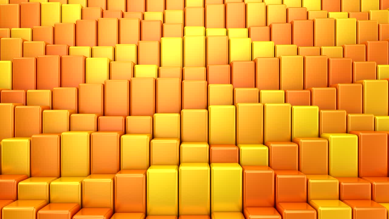 las cajas forman una onda