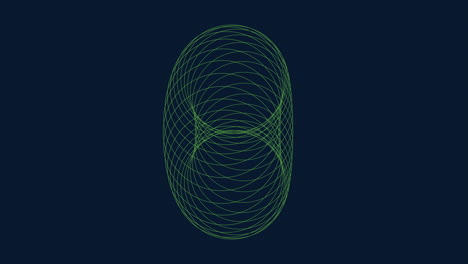 Celestial green lines dance on blue canvas