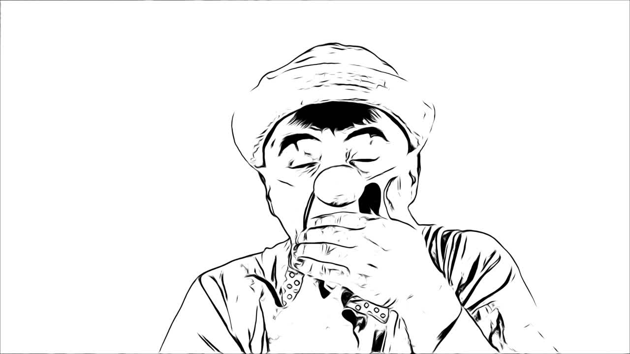 dibujos animados de payaso emoji