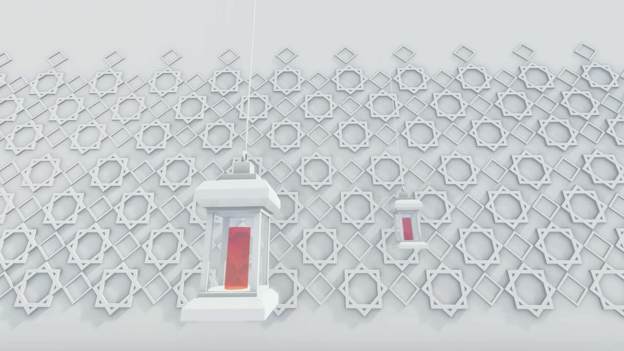 이슬람 아랍 랜턴 - 라마단 카림