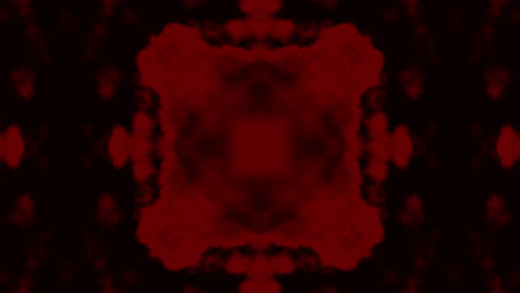 un efecto de caleidoscopio con algo de movimiento rojo