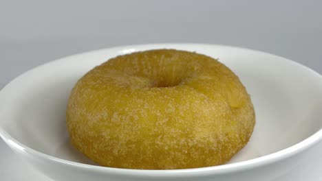 small donut, close up video clip