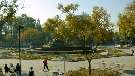 glorieta de las cibeles colonia roma cdmx mexico city shot in 4k 100fps