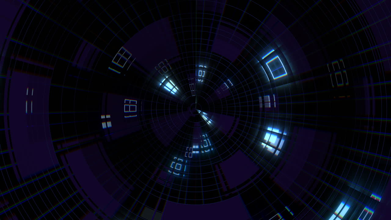 impresionante representación en 3d del paisaje urbano futurista - rascacielos iluminados bajo un cielo nocturno