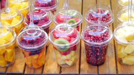 assorted fruit cups for sale