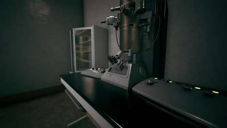 empty old vintage research laboratory