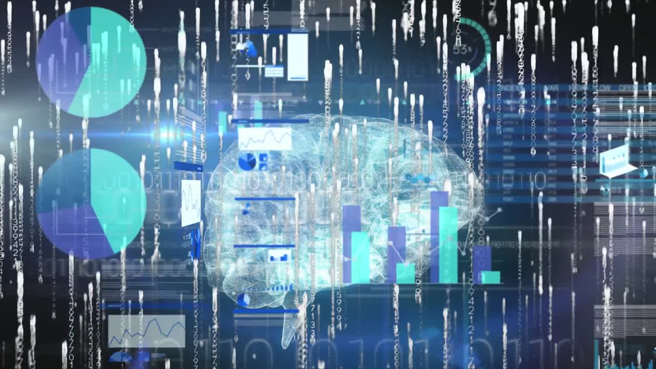 데이터 처리를 통한 인간 뇌의 애니메이션