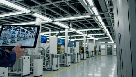 inspección de fábricas utilizando tecnología de gemelos digitales