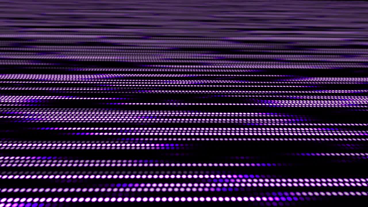 animación de puntos línea cibernética gráficos de movimiento