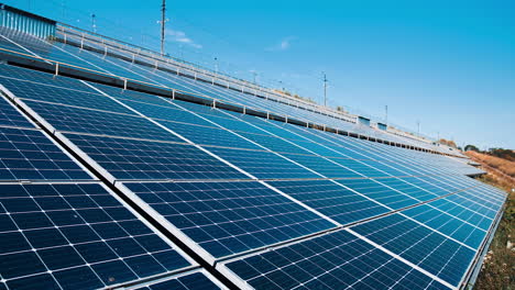 green ecology sunlight electricity station. fields of energy landscape electrical power innovation.