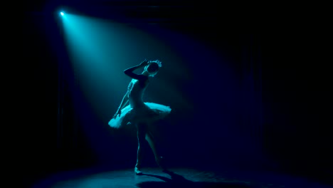 Silhouette of a graceful ballerina in a chic image 4k 2025 07 24 06 17 28 utc.mov | art, background, ballerina, ballet