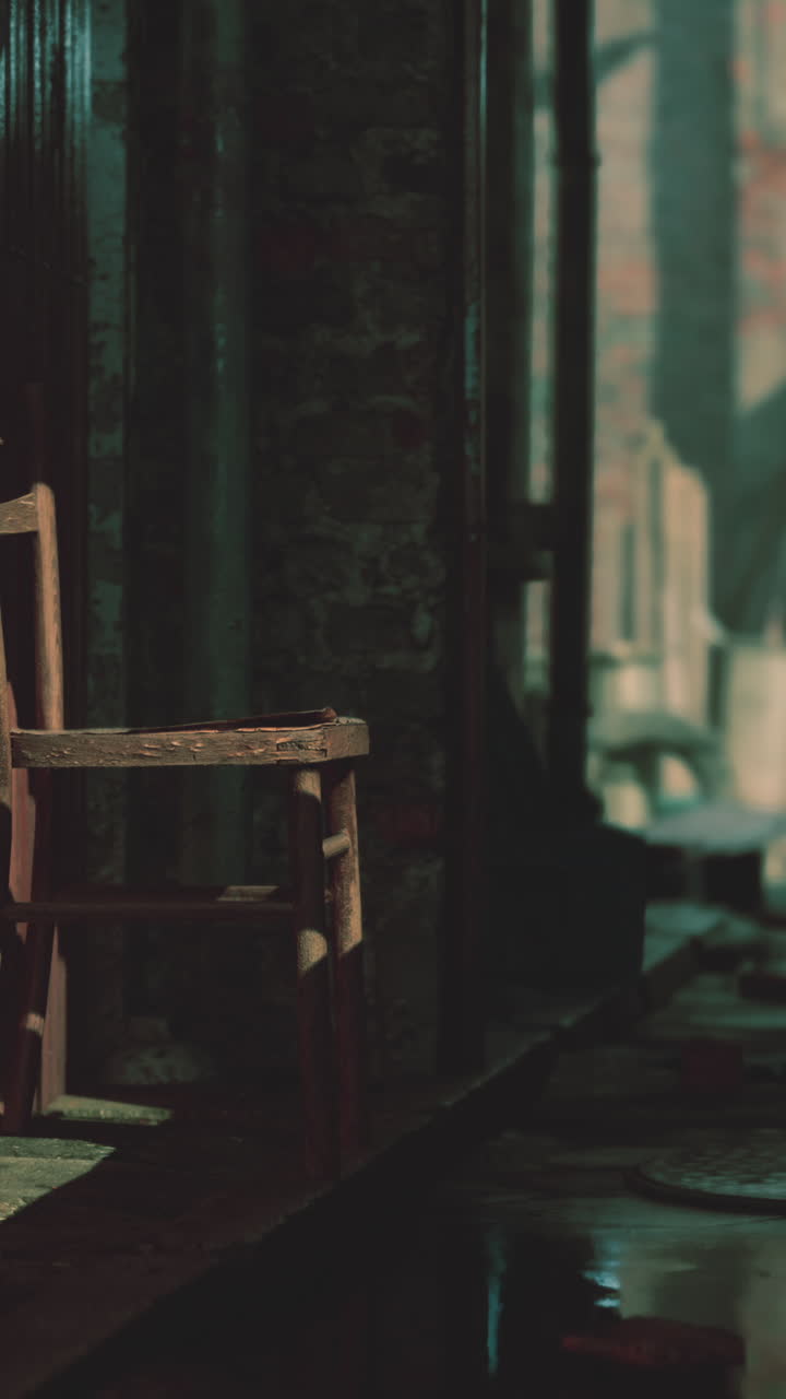 문 앞 에 있는 은 나무 의자