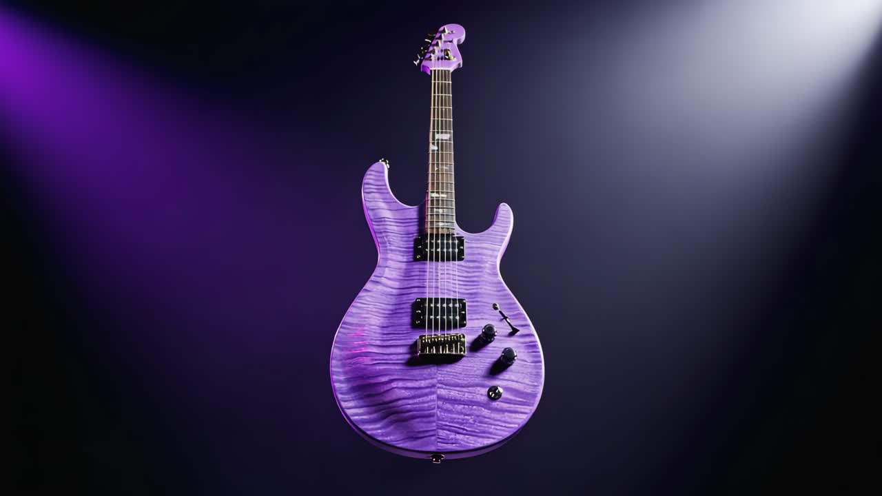 Purple Electric Guitar