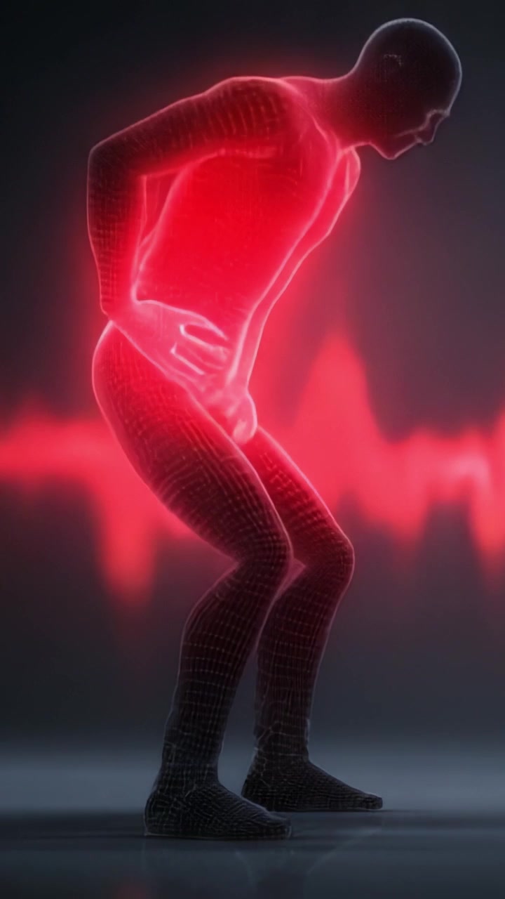 Digital Representation of Bodily Discomfort: A Model Illustrating Pain Through Red Patterns and a Dynamic Pulse Visualization