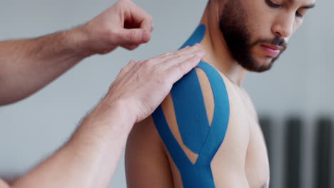 physiotherapy, shoulder plaster