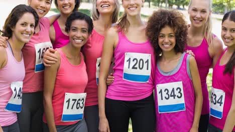 Animación-De-Un-Grupo-Diverso-De-Mujeres-Sonrientes