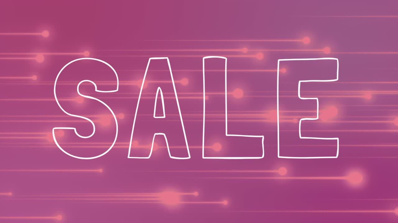 con texto de venta en él